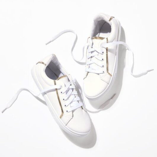 Damart White lace up Trainers